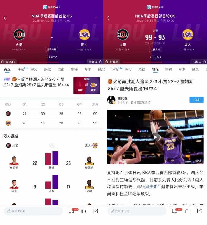 赛后页面Tab偏好调研:用户习惯决定内容优先暴露 赛后页面Tab偏好调研:用户习惯决定内容优先暴露