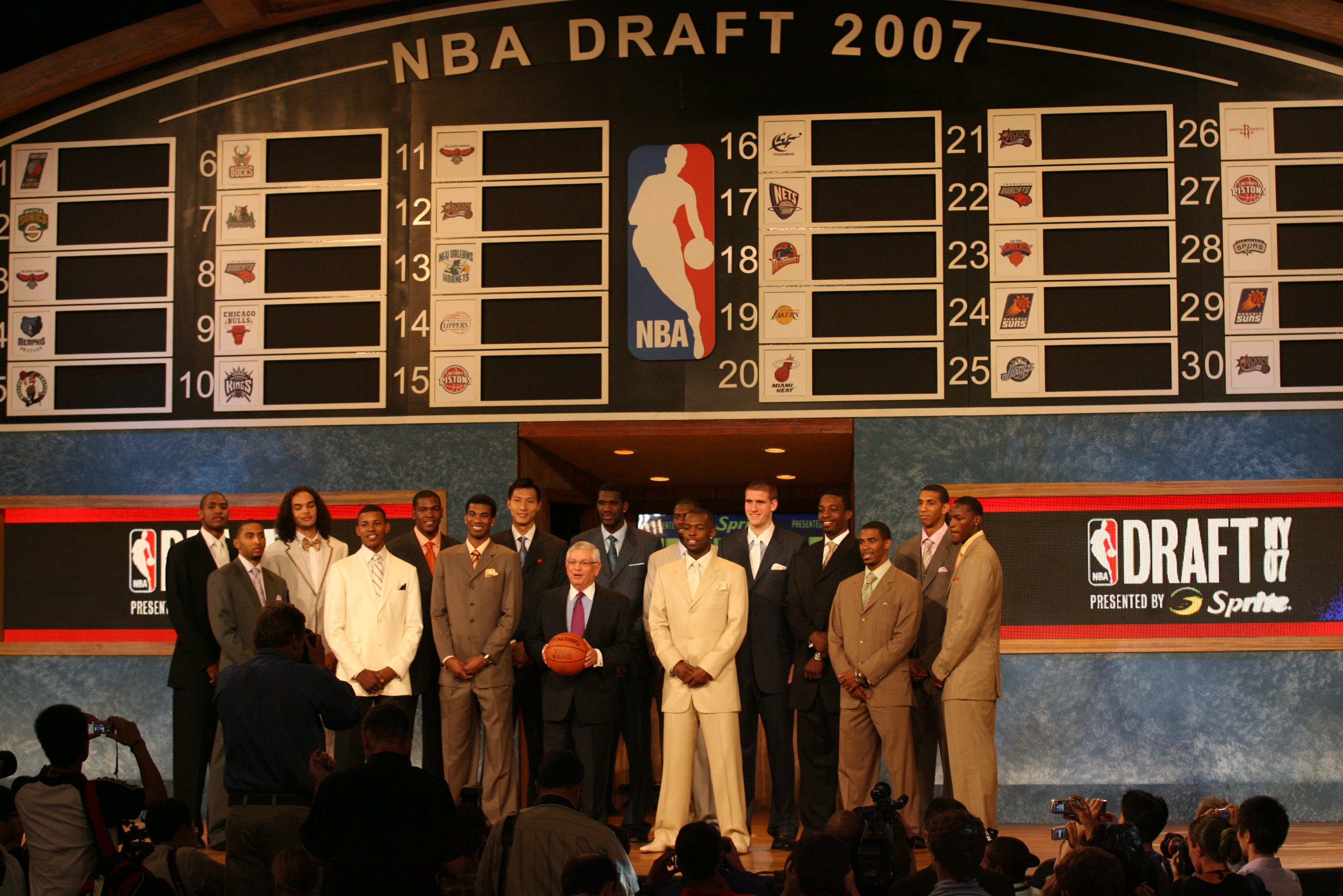 2007年NBA选秀：奥登状元杜兰特榜眼 易建联孙悦同日入选